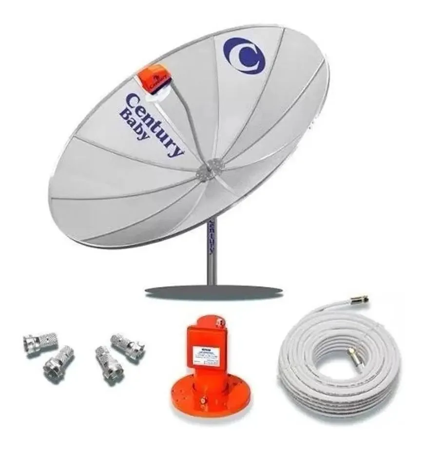 Antena Century 1.50m Multiponto Super Digital 15m