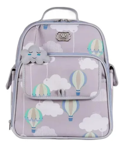 Mochila Maternidade Térmica Nuvem Cinza Momole