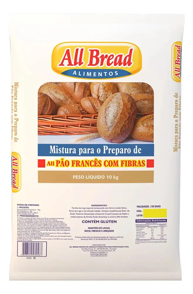 All Mist P/pao Frances C/fibras Pc 10 Kg
