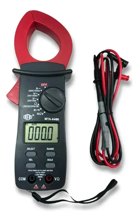 Alicate Amperímetro Afr Trms 1000a / 1000v Afr Mta 6400