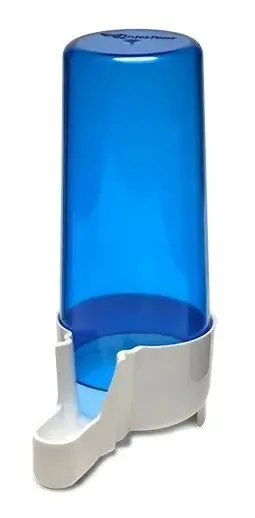Kit 12 Bebedouros para Pássaros 100ml Azul Injetfour Gaiolas