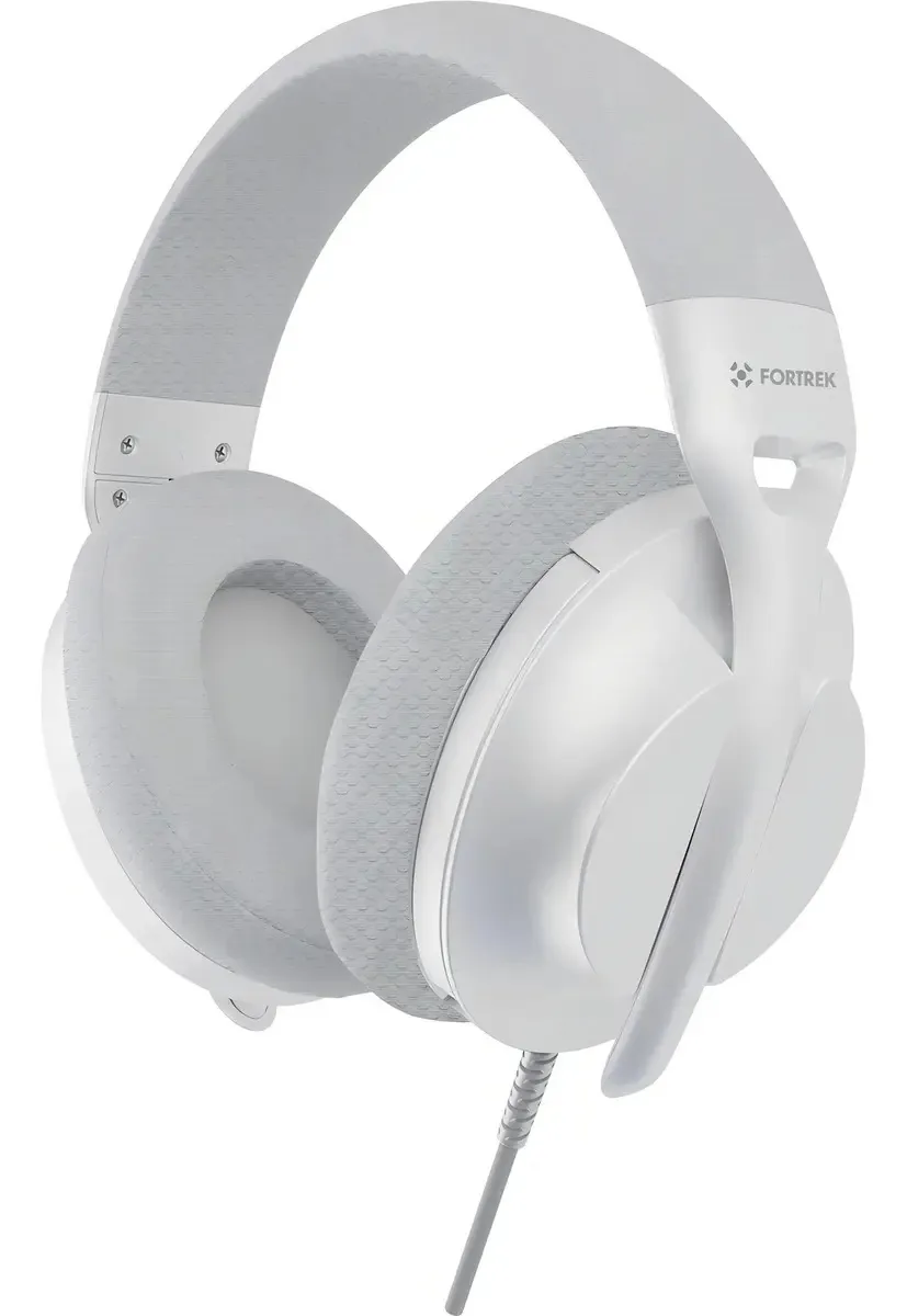 Headset Gamer Fortrek Wise Usb Surround 7.1 Drivers 40mm Bco Cor Branco