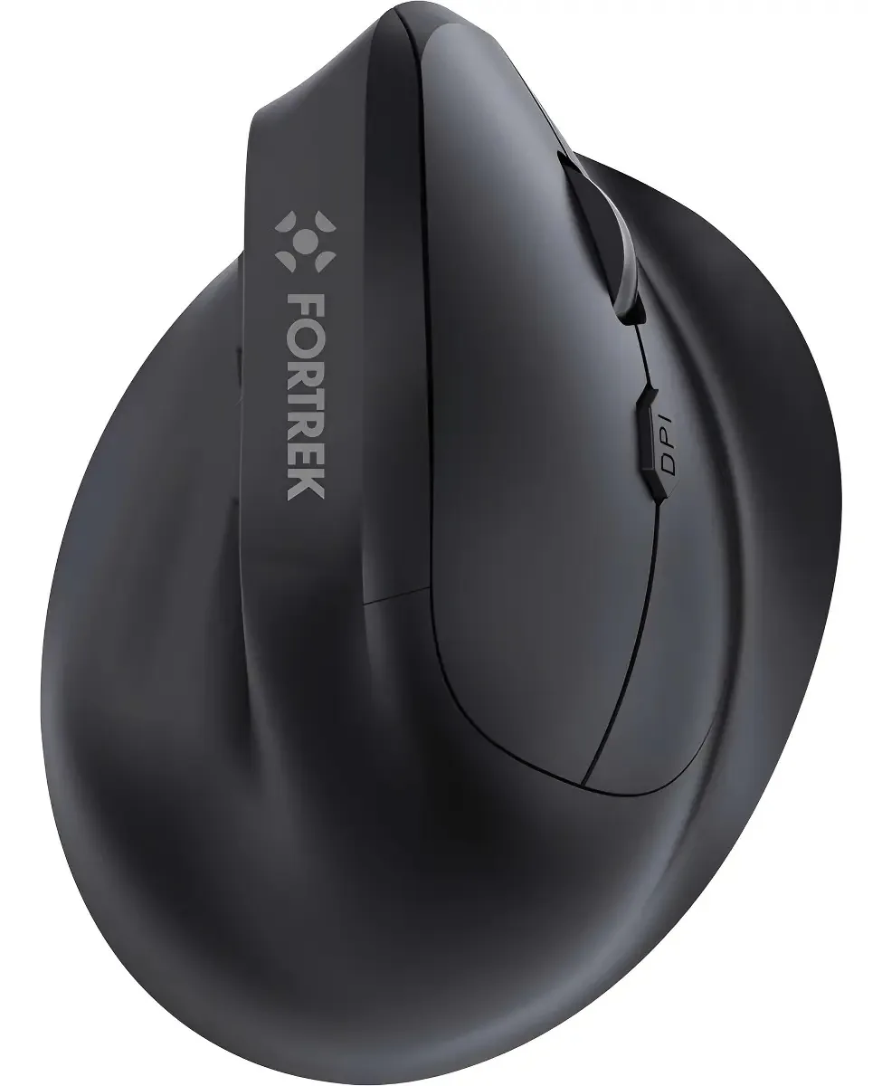 Mouse Vertical Fortrek Ergonômico Recarregável Bluetooth e Tri-Mode