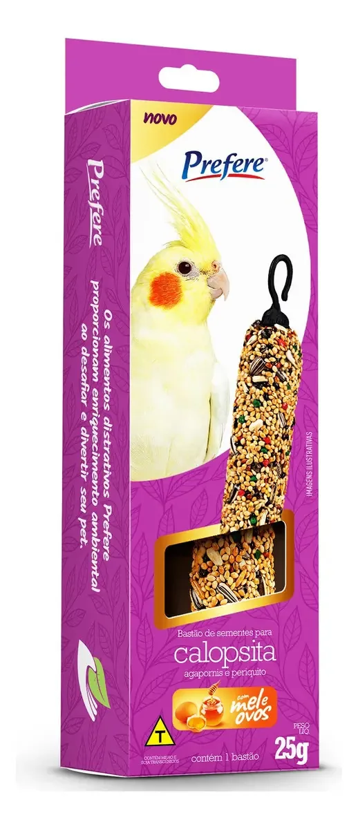 Bastão Prefere Junior 25g Calopsita Agapornis Periquito