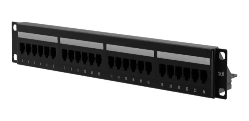 Patch Panel 24portas Cat6 2flex Rack 19