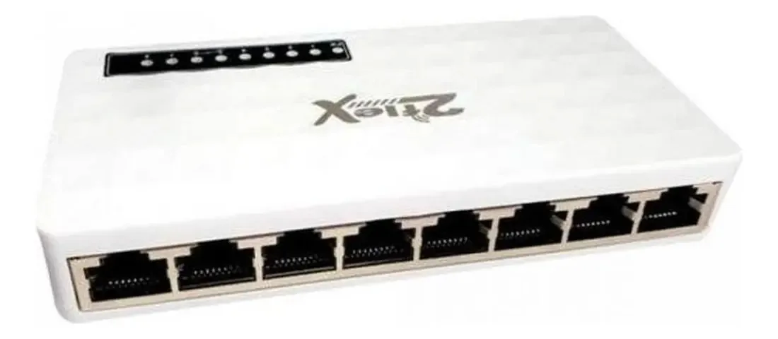 Switch 2Flex 2F-N1008V Poe 8 Portas RJ-45 100MB/s Store-Forward