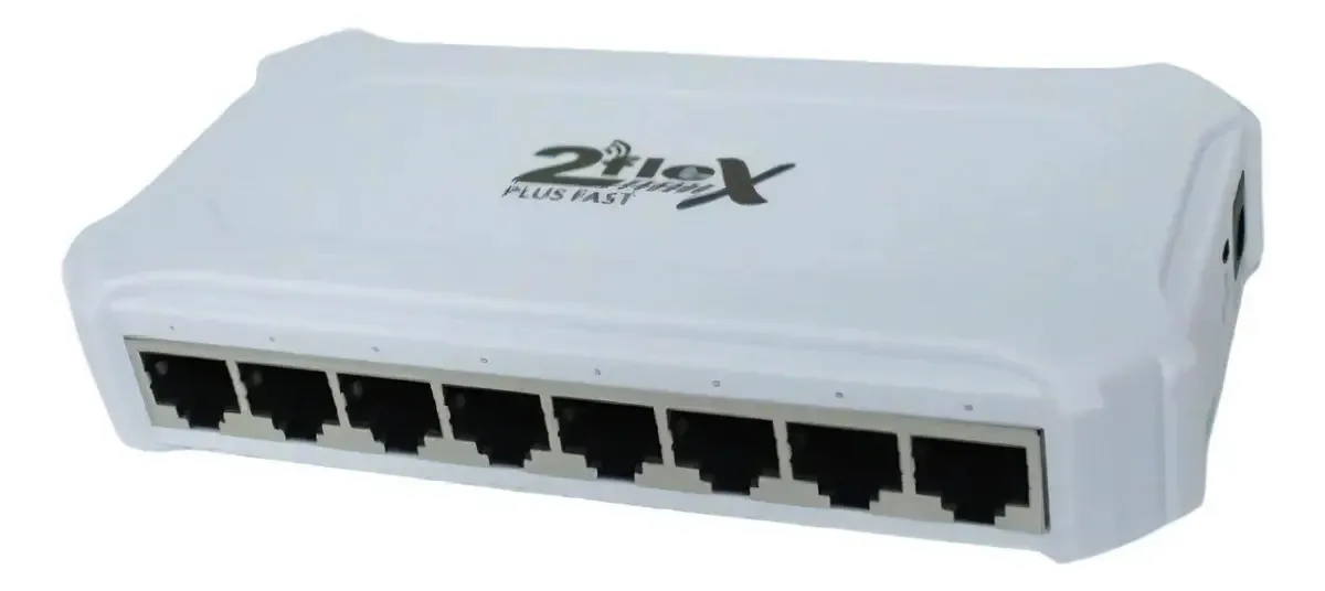 Switch and Forward 2Flex 8 Portas RJ45 PoE Reverso Plus Fast 10/100Mbps