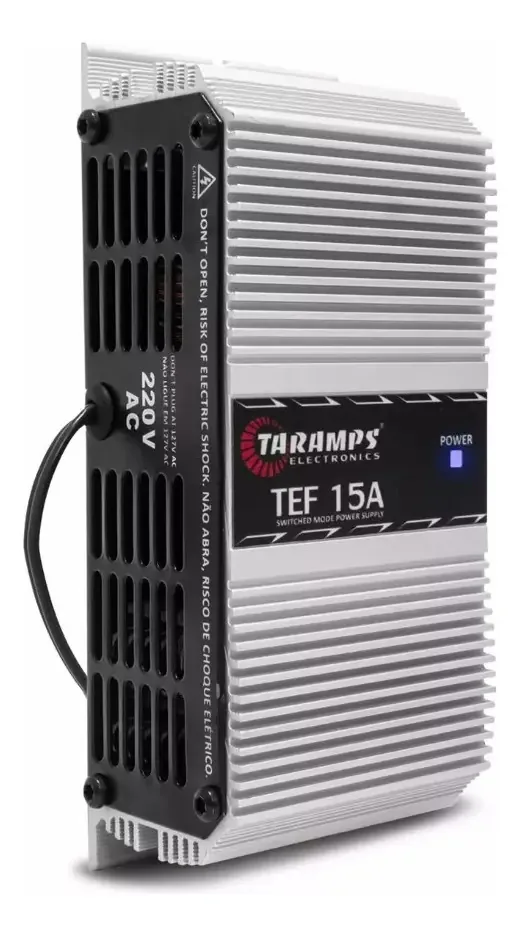 Fonte Automotiva Taramps Tef 15a 216w 220v Carrega Bateria