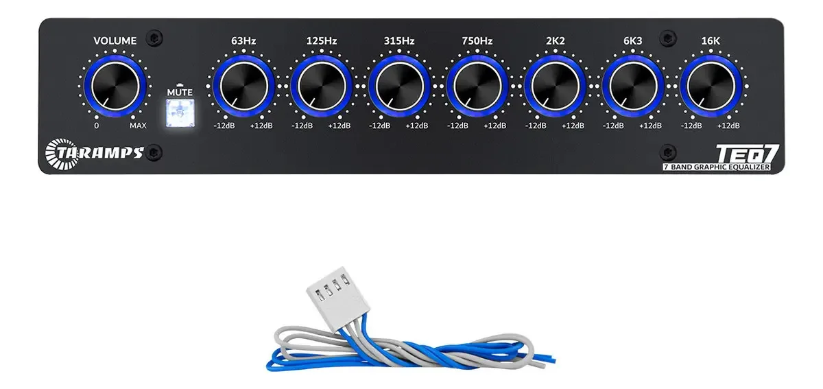 Equalizador Taramps Teq 7 Azul 7 Bandas Estéreo