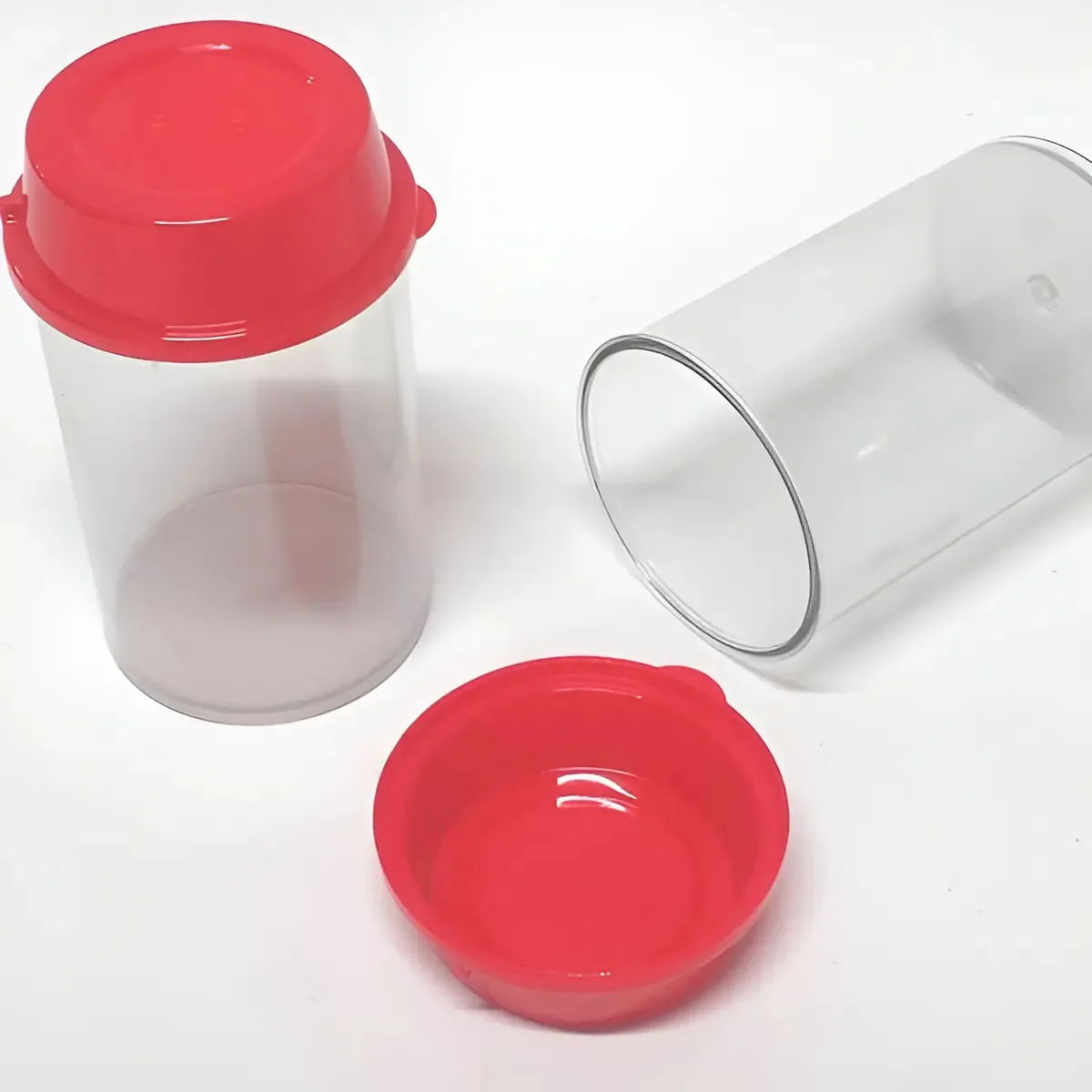 Pote Multiuso BWB Vermelho Plástico Para Temperos E Lembrancinhas 4 Unid