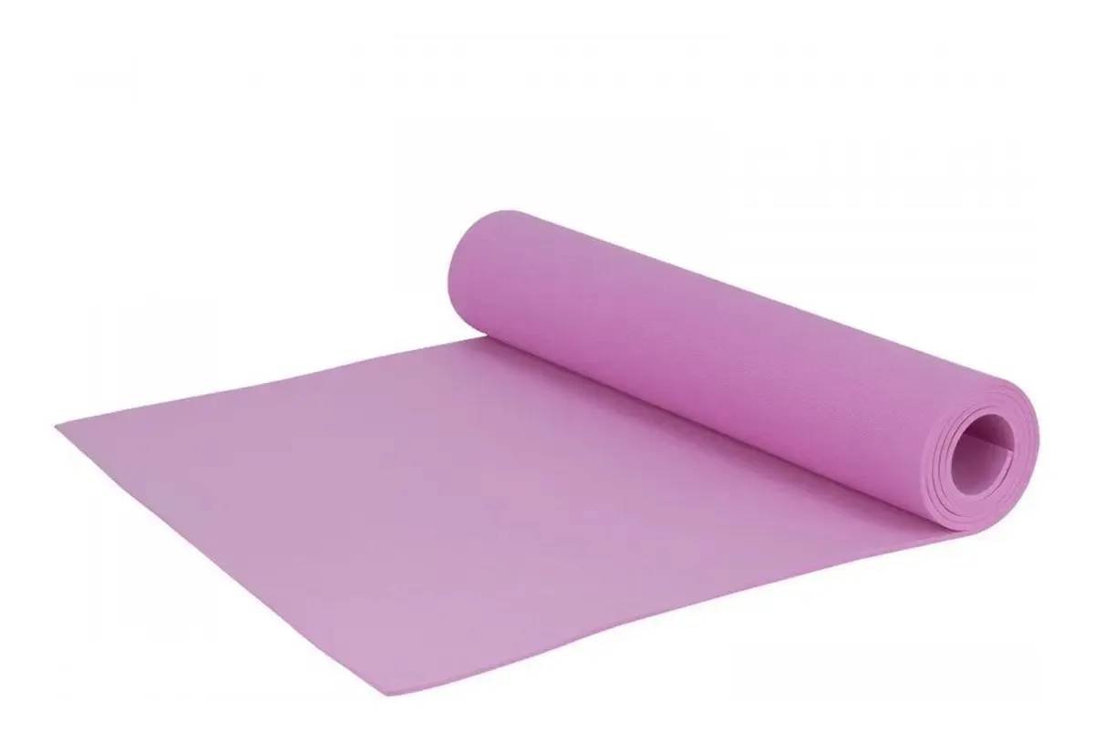 Tapete De Exercicios Funcional Pilates Lílas 145x55x1cm