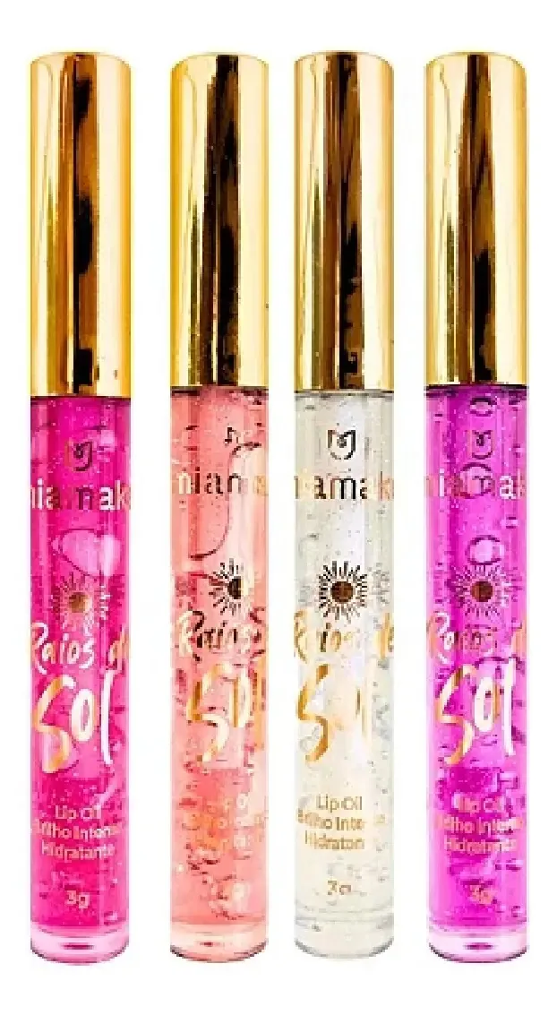 Mia Make Raios De Sol Lip Oil 2,4ml Cód:364 Cor 1