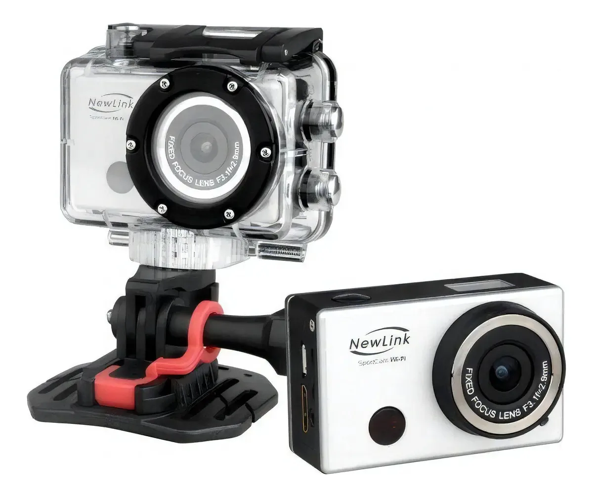 Sportcam Wi-fi Newlink Fs101 Cor Branco