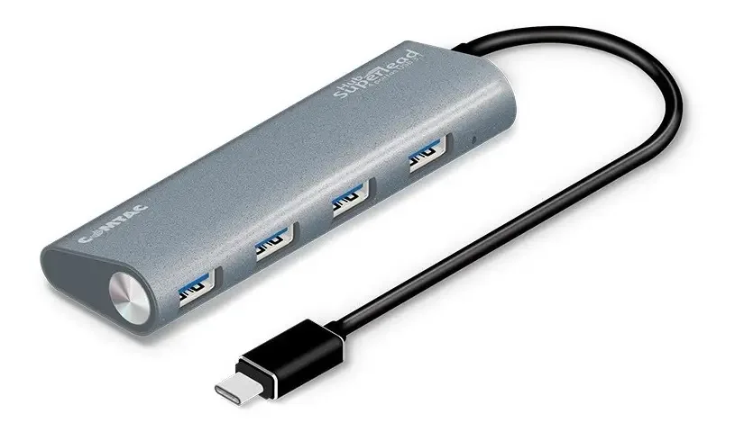 Hub Usb 3.1 Entrada Usb-c Com 4 Portas Usb-a Comtac 9339