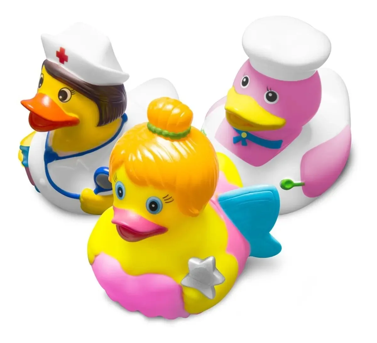 Brinquedos Para Banho Patos Menina Comtac Kids 4089
