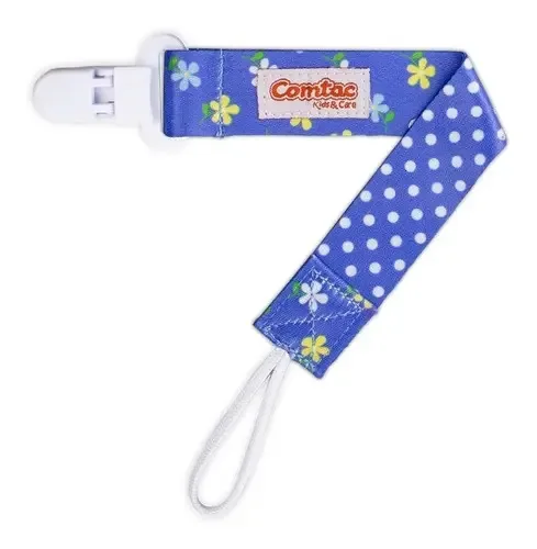 Prendedor De Chupetas Margaridas Com Bolinhas Comtac 4153