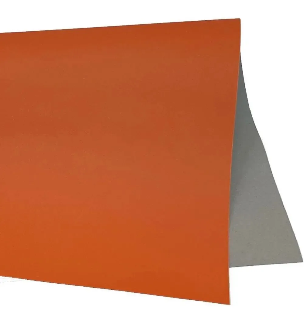 Papel Cartao Fosco 48x66cm. 200g. Laranja