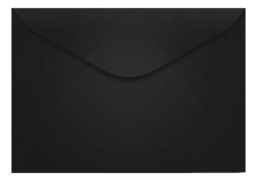 500 Envelopes Preto Para Convite - Carta - 114x162