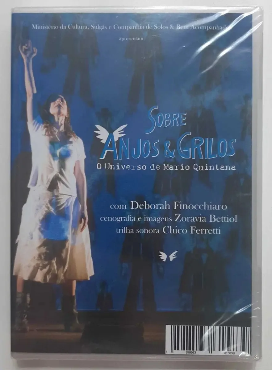 Dvd - Sobre Anjos & Grilos - Deborah Finocchiaro