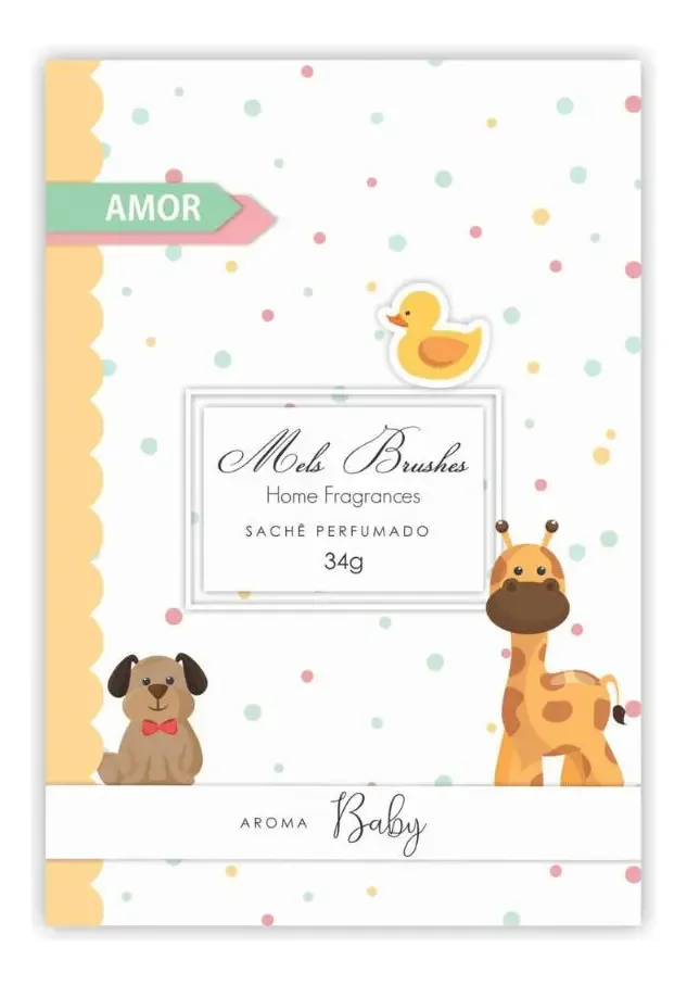 Sachê Aromatizante - 34g - Mels Brushes