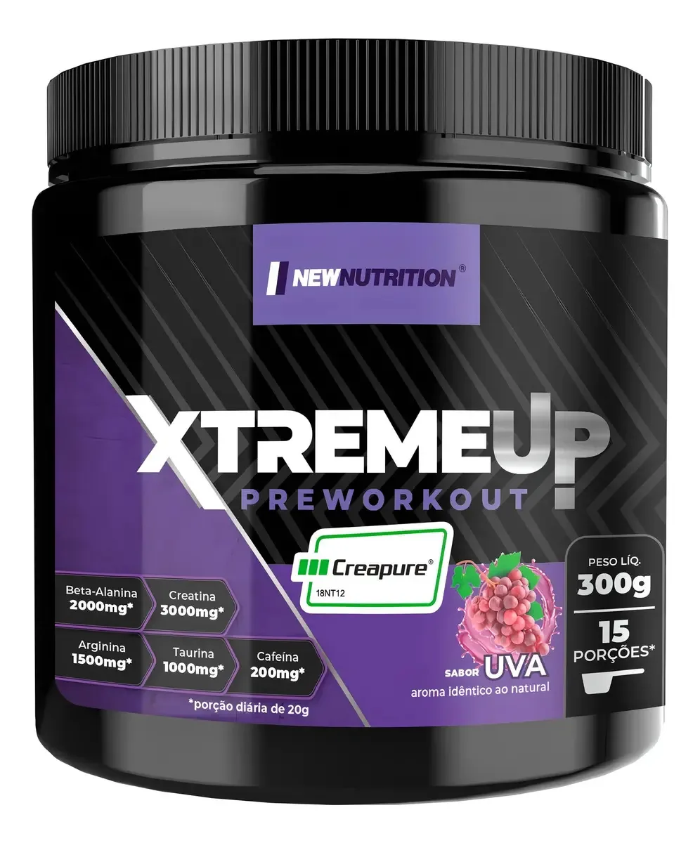 Pré Treino Xtremeup Pre Workout 300g Creapure Newnutrition
