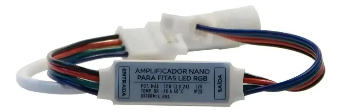 Amplificador Para Fita LED Brilia Com Proteção IP20