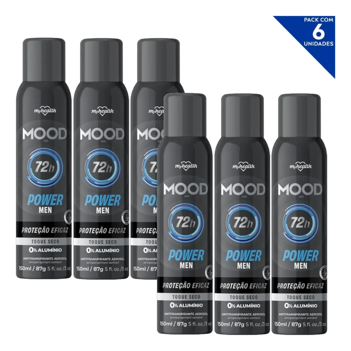 Antitranspirante Mood Power Men 150ml/87g Mh