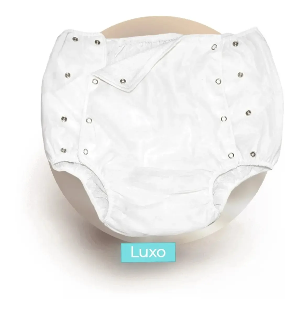 Calça Plástica para adultos Senior Care Luxo com botão G x 1 u
