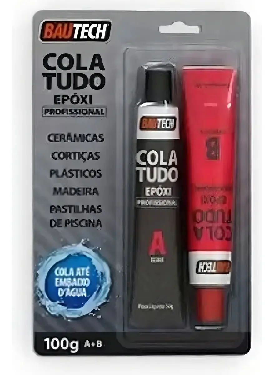 Cola Tudo Cola Até Debaixo D'água 100g Bautech