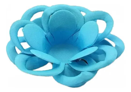 Forminha Para Doces Floral Loá Colorset Azul Claro - 40 Unid