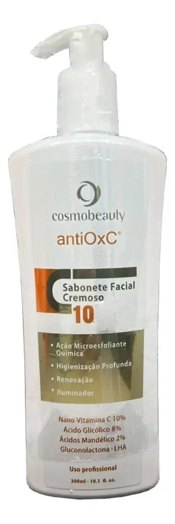 Sabonete Cremoso Facial Esfoliante Iluminador Cosmobeauty