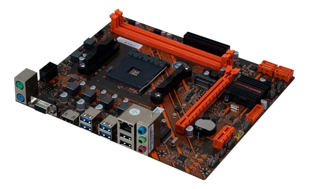 Placa Mae Desk Esonic Am4 A320da1 Cor Preto
