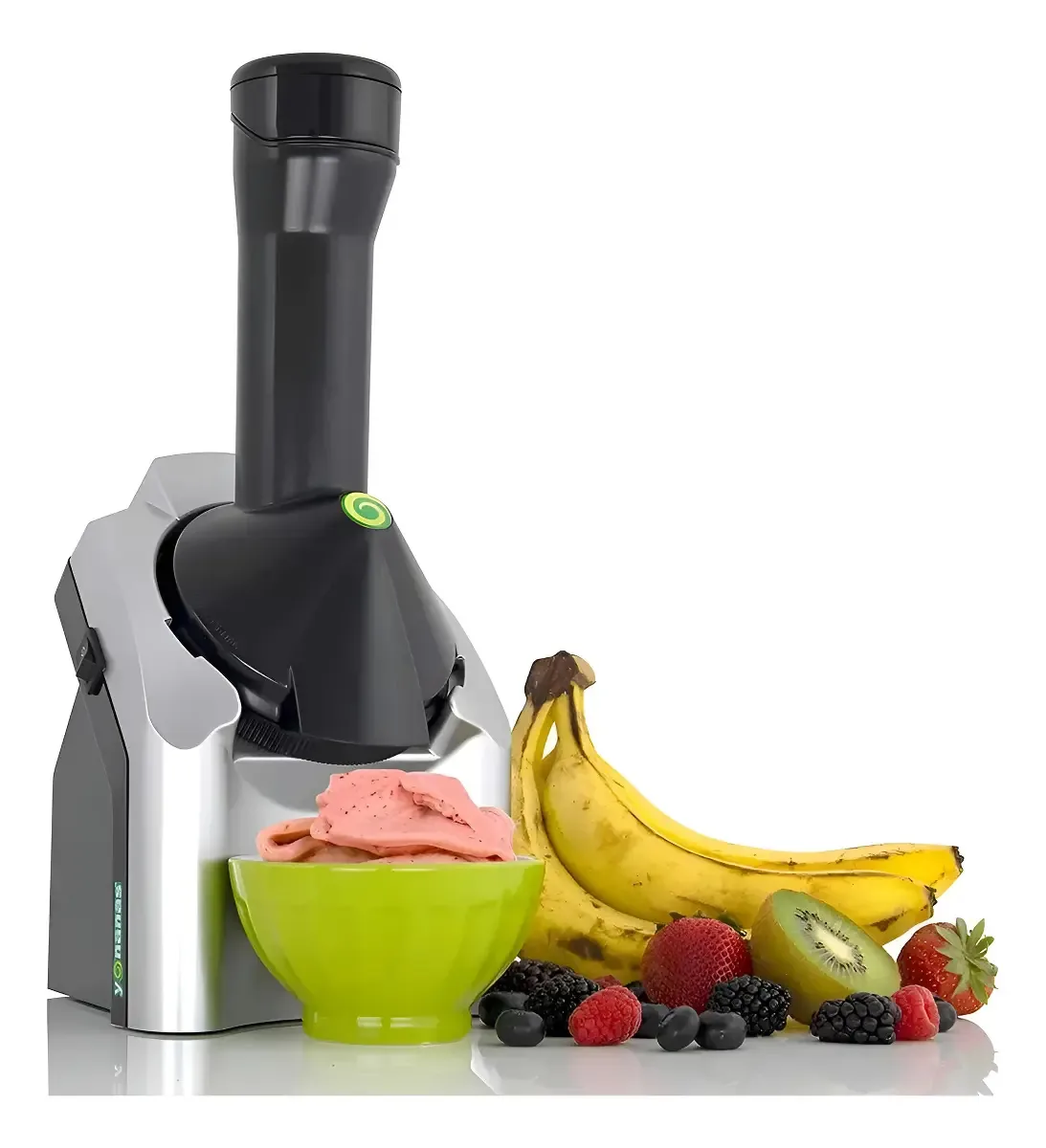 Maquina De Sorvete Frutas Congeladas 100% Saudável Yonanas Cor Cinza Frequência 60