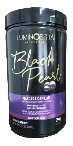 Máscara Tratamento Black Pearl 2kg - Luminosittà