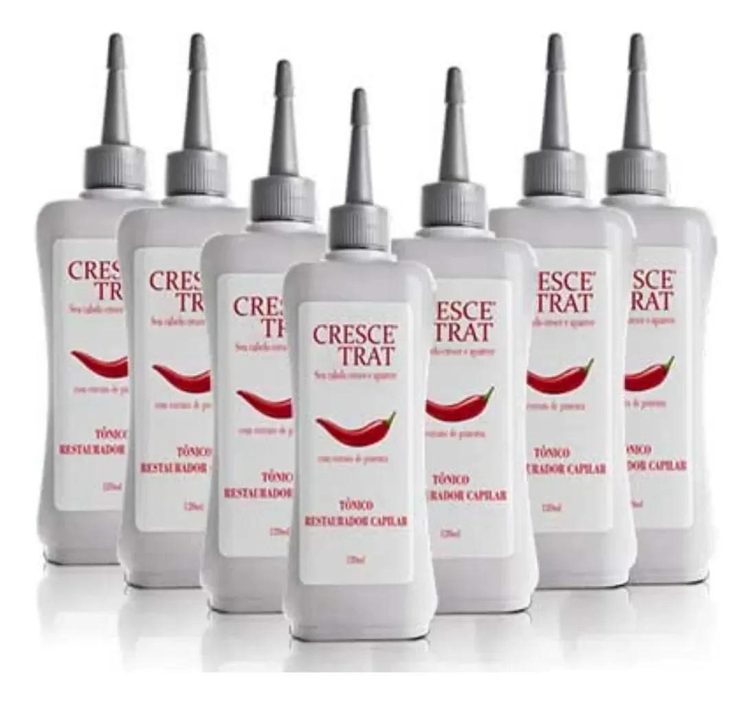 Kit 7 Tônicos Anti Queda De Cabelo Crescetrat