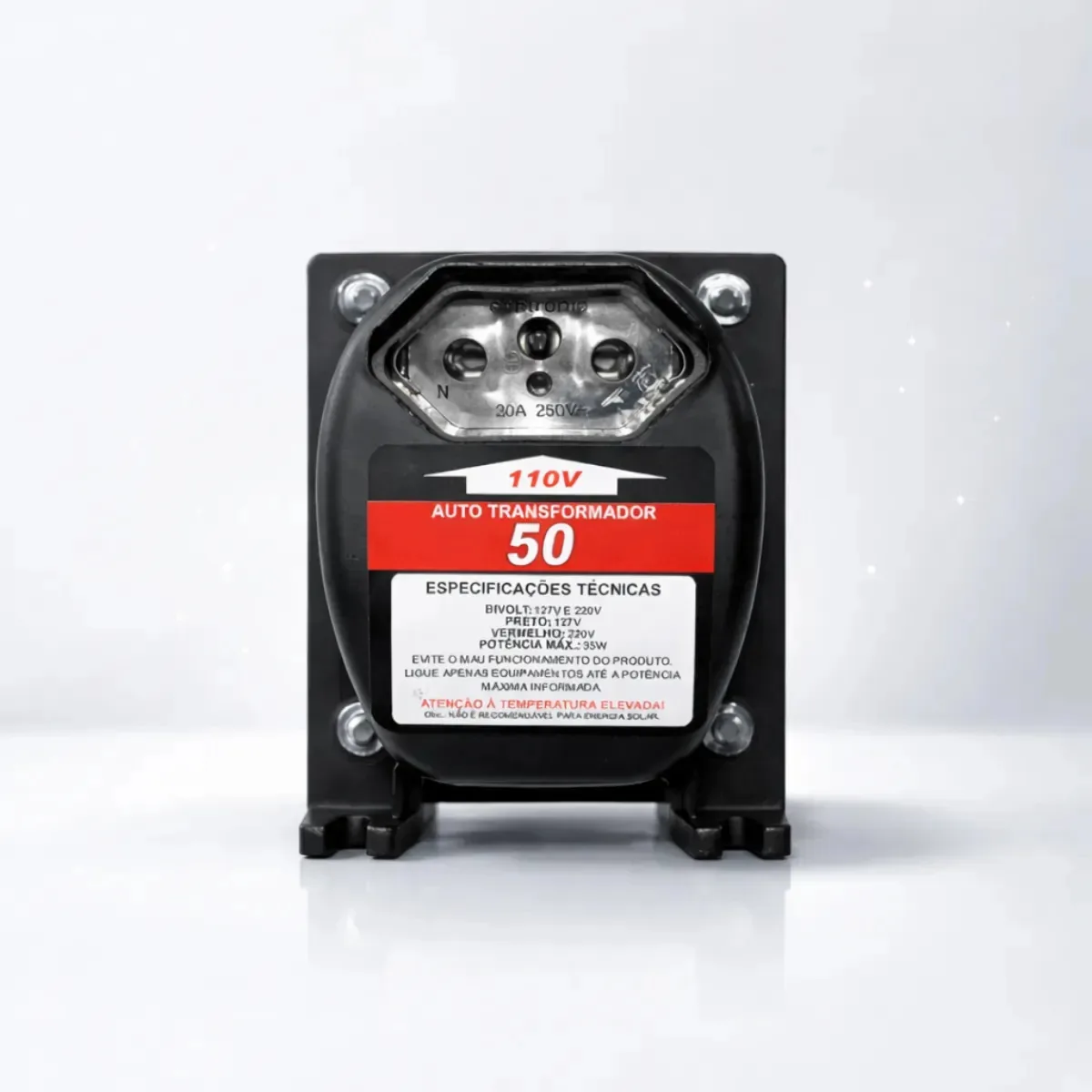 Transformador Bivolt 50VA 35W para Eletrônicos, Carregadores, Roteadores