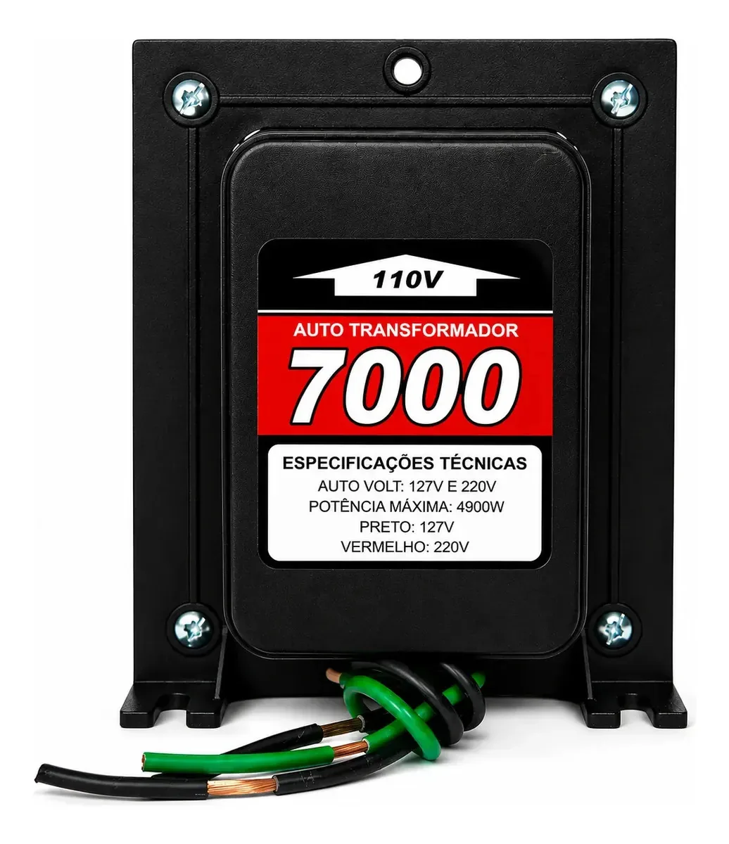 Autotransformador Kitec 7000VA 4900W Versátil para Eletrodomésticos