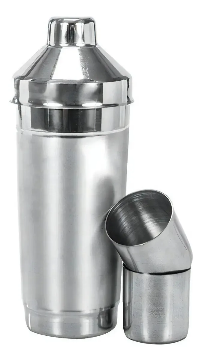 Coqueteleira Em Alumínio Copo Dose Drinks Bebidas 400ml