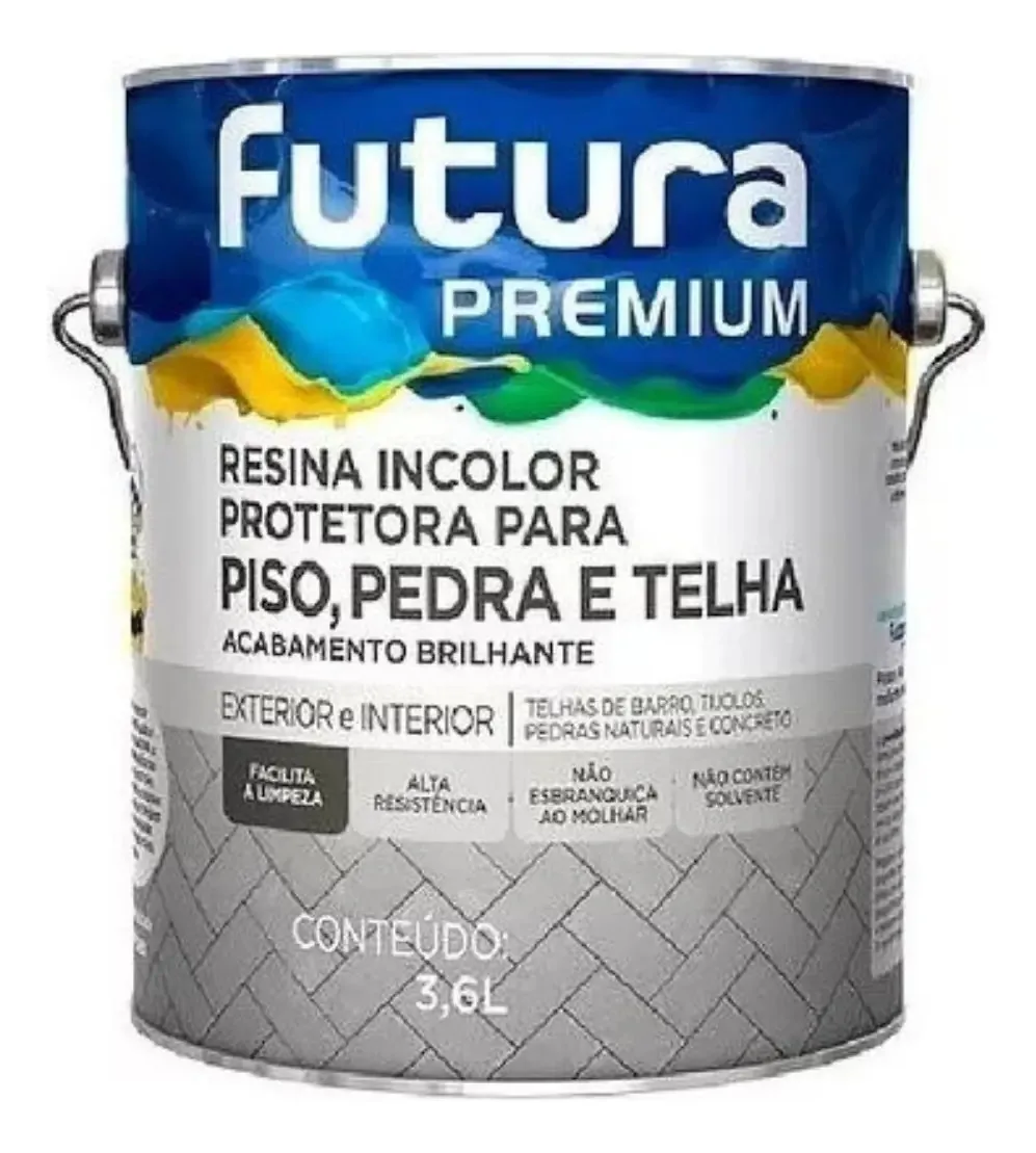 Resina Proteção Para Piso Incolor 3,6lt - Futura