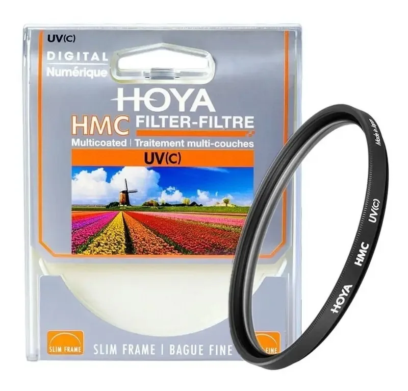 Filtro Ultravioleta UV 62mm Hoya HMC para Câmeras e Filmadoras