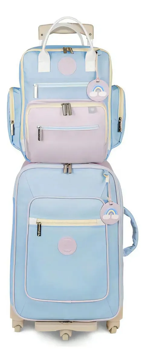Mala Maternidade Com Rodinhas Colors - Masterbag