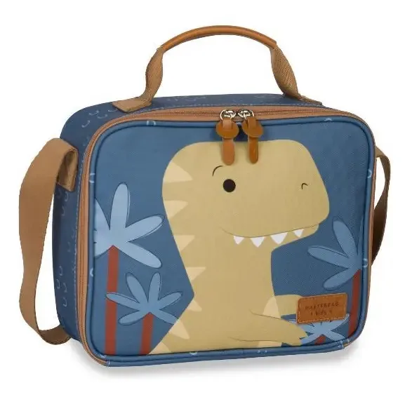 Masterbag Lancheira Kids Dinossauro Azul