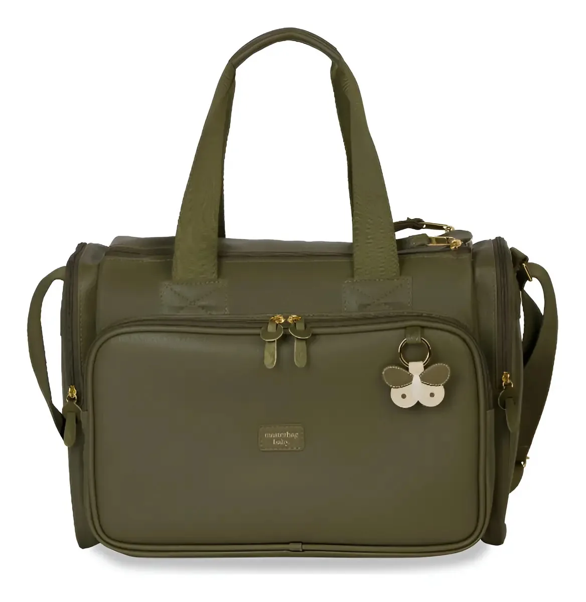 Bolsa Maternidade Anne Borboleta - Oliva - Masterbag