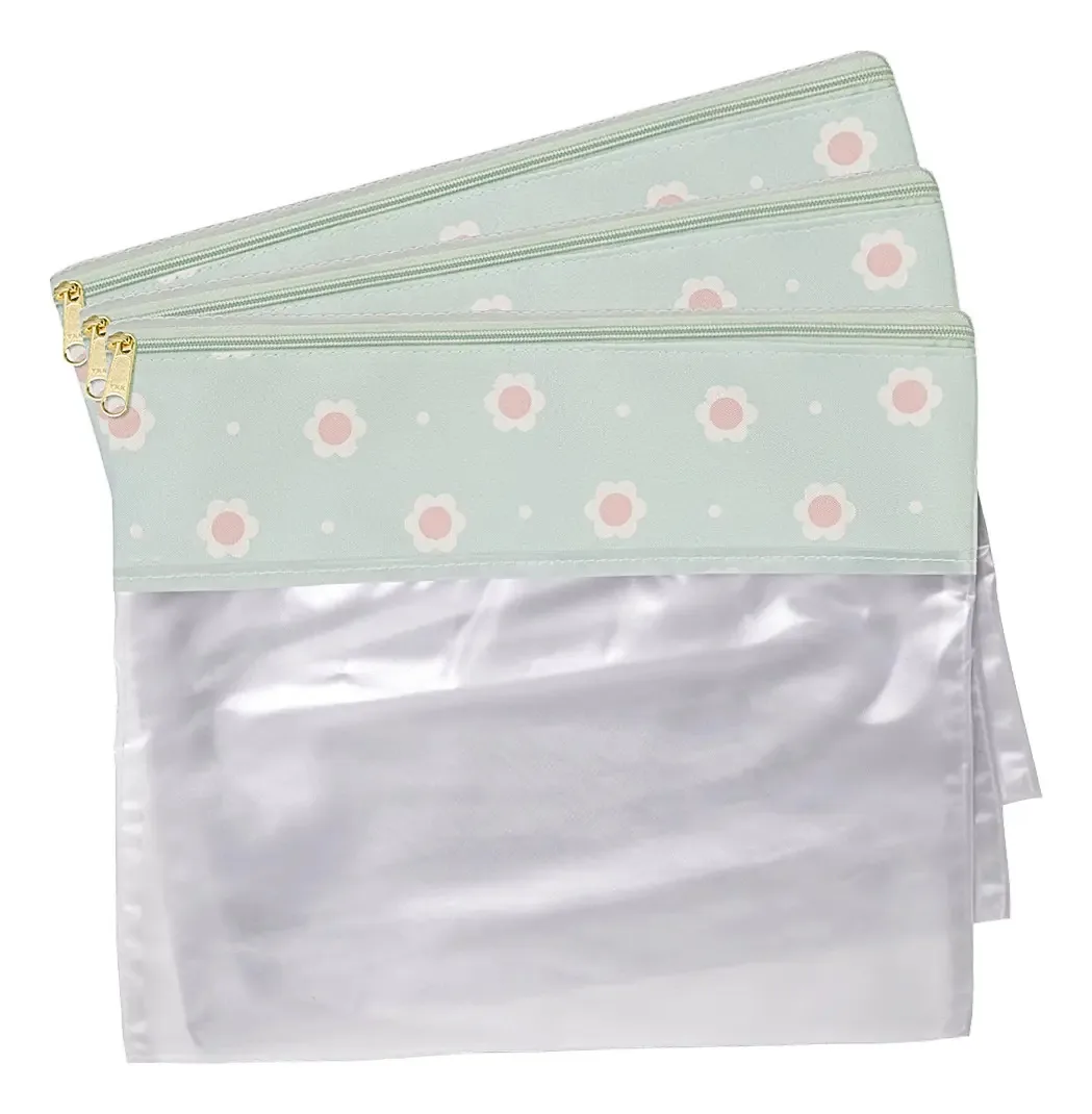 Masterbag 3 Saquinhos Verde-claro Conjunto Maternidade