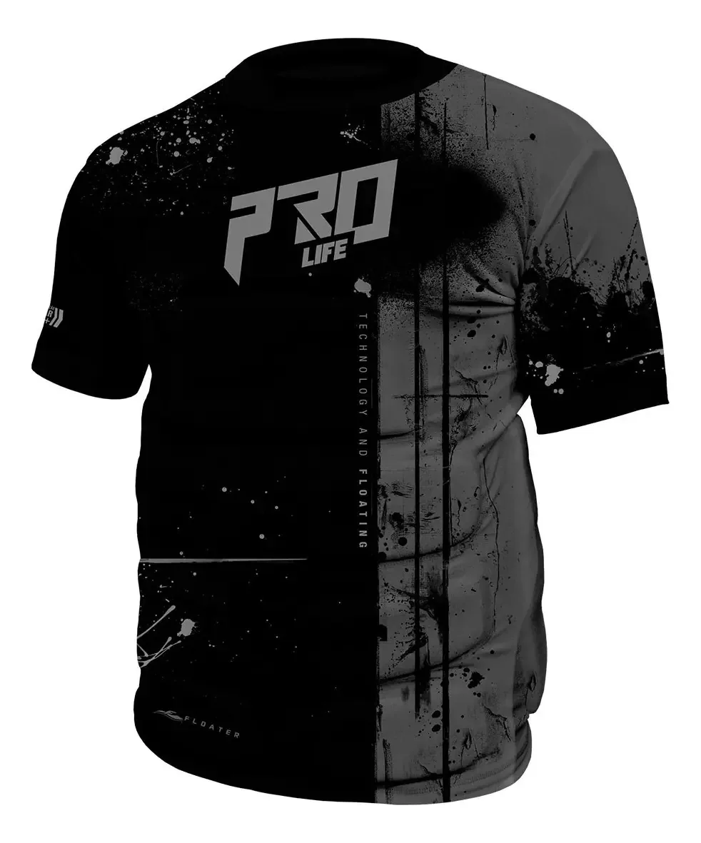 Colete Flutuador Eaf Splash Prolife Surf Wake Kitesurf Uv50+ Cor Preto E Cinza Tamanho M (de 70kg A 85kg)