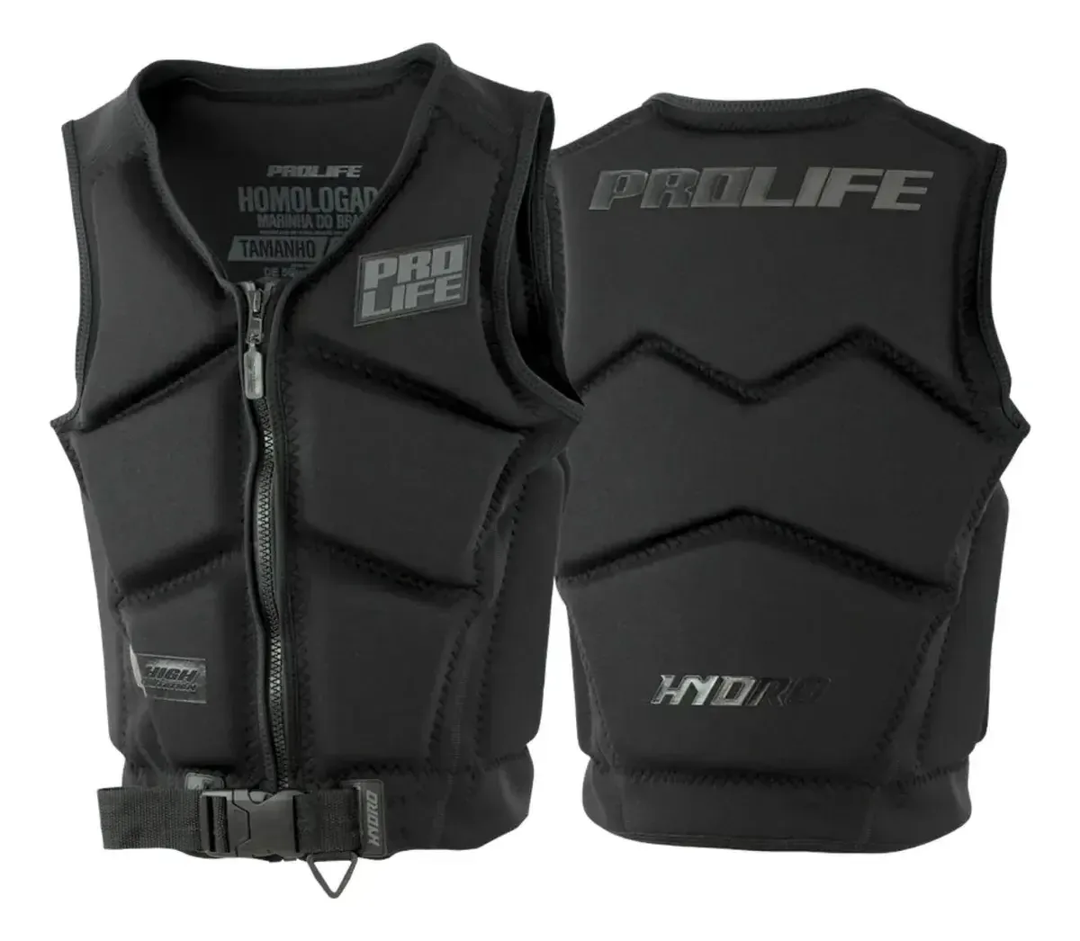 Colete Jet Ski Pro Life Salva Vidas Hydro Preto G2