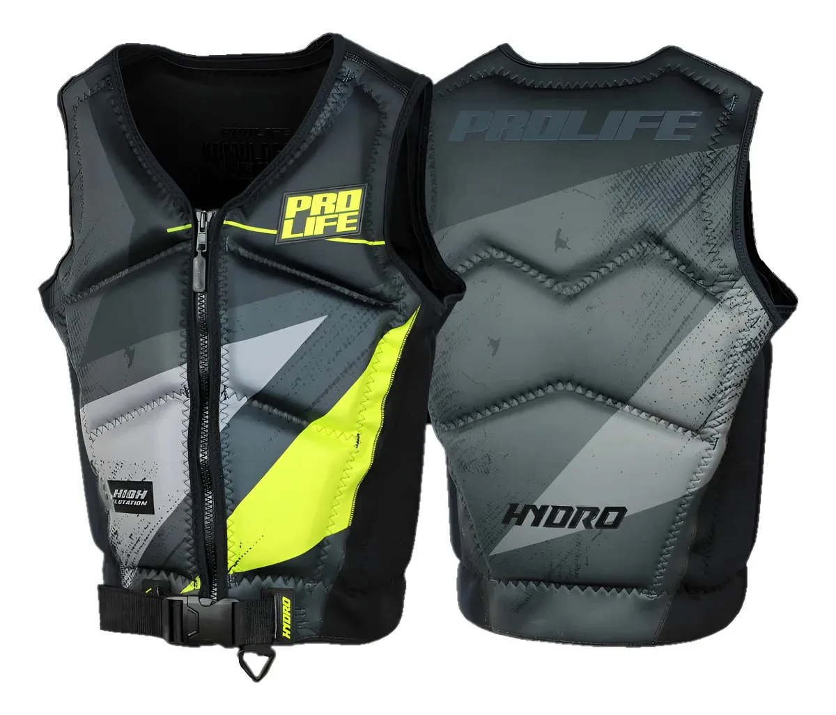 Colete Hydro Homologado Salva Vidas Jet Ski Citrus Amarelo F Tamanho G1