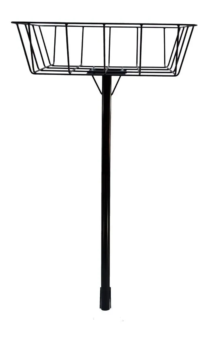 Lixeira Para Calçada, Grande, Aço C/ Pintura Eletrostática