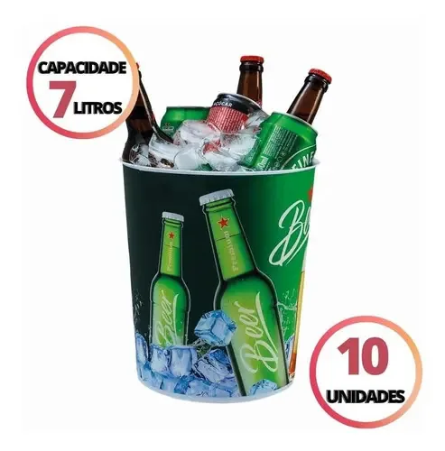 Balde 7l Dec Cerv Vd Usual