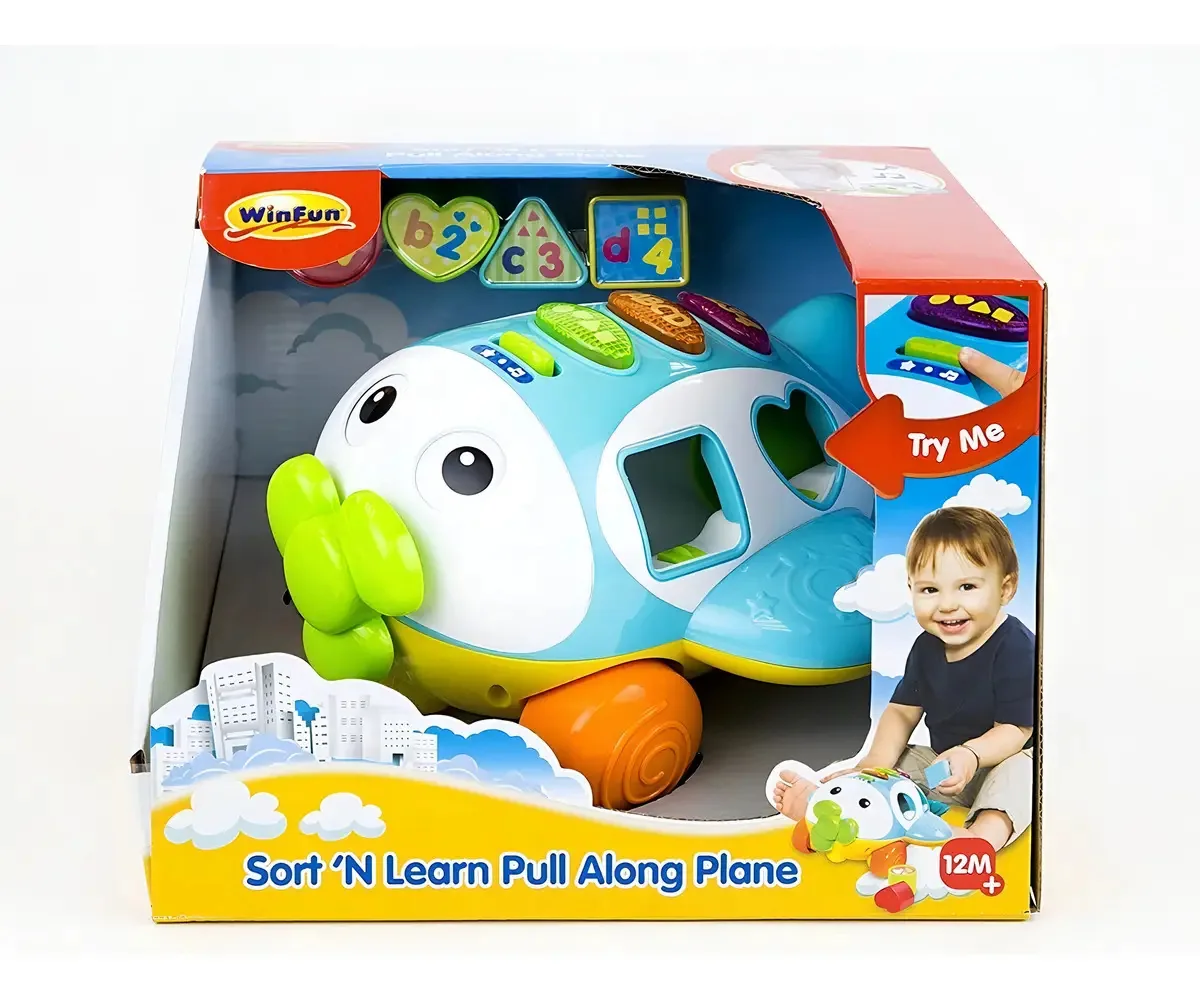 Brinquedo Avião De Atividades Com Som E Luz Winfun Yestoys